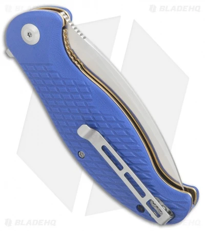 CIVIVI Naja Flipper Liner Lock Knife Blue G-10 (3.75" Satin) C802B 2 CIVIVI Naja Flipper Liner Lock Knife Blue G-10 (3.75" Satin) C802B - Image 2