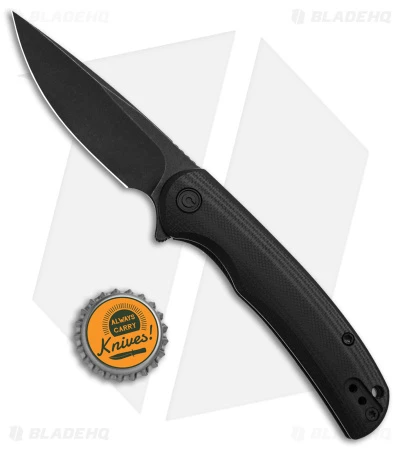 CIVIVI NOx Frame Lock Knife Black G-10/Steel Frame (2.8" Black SW) 4 CIVIVI NOx Frame Lock Knife Black G-10/Steel Frame (2.8" Black SW) - Image 4