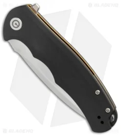CIVIVI Praxis Flipper Liner Lock Knife Black G-10 (3.75" Satin) C803C 6 CIVIVI Praxis Flipper Liner Lock Knife Black G-10 (3.75" Satin) C803C -Civivi Knives Store Civivi Praxis Black G10 Satin BHQ 87972 er spine