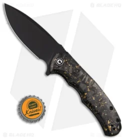 CIVIVI Praxis Flipper Liner Lock Knife Shredded Gold CF (3.75" Black SW) C803J 7 CIVIVI Praxis Flipper Liner Lock Knife Shredded Gold CF (3.75" Black SW) C803J -Civivi Knives Store Civivi Praxis FLLK Shredded Gold CF 3in Black SW BHQ 151797 td size