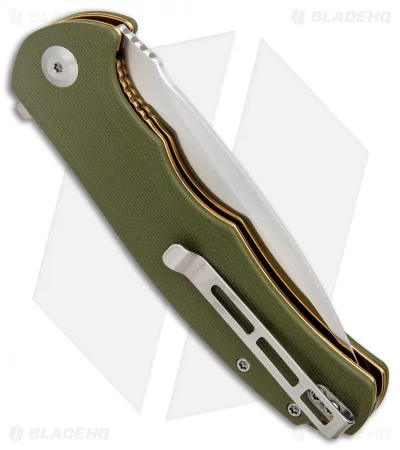 CIVIVI Praxis Flipper Liner Lock Knife OD Green G-10 (3.75" Satin) C803A 2 CIVIVI Praxis Flipper Liner Lock Knife OD Green G-10 (3.75" Satin) C803A - Image 2