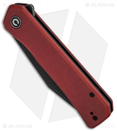 CIVIVI Relic Liner Lock Knife W/Tweezers Burgundy G-10 (3.5" Black SW) 2 CIVIVI Relic Liner Lock Knife W/Tweezers Burgundy G-10 (3.5" Black SW) - Image 2