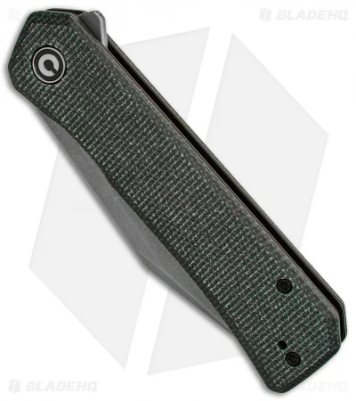 CIVIVI Relic Liner Lock Knife W/Tweezers Green Micarta (3.5" SW) 2 CIVIVI Relic Liner Lock Knife W/Tweezers Green Micarta (3.5" SW) - Image 2