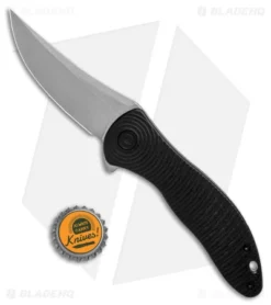 CIVIVI Synergy3 Liner Lock Knife Black G-10 (3.25" Stonewash) C20075A-1 -Civivi Knives Store Civivi Synergy3 LL Knife Black G10 3in 25cm Stonewash BHQ 126499 td size